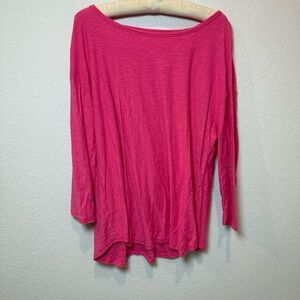 Westbound Fuchsia Long Sleeve Top